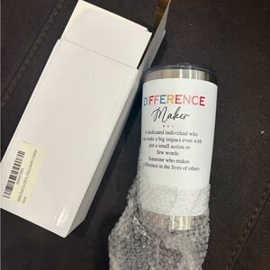 Difference Maker Tumbler with Inspirational Quote